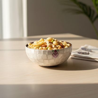 Blush Leaf Coconut Bowl