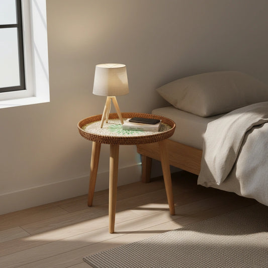 Emerald Petal Round Table