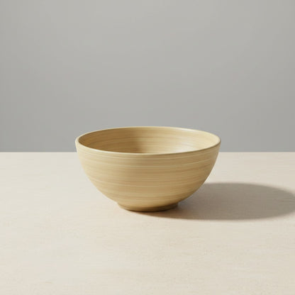 Aura Spun Bamboo Serving Bowl