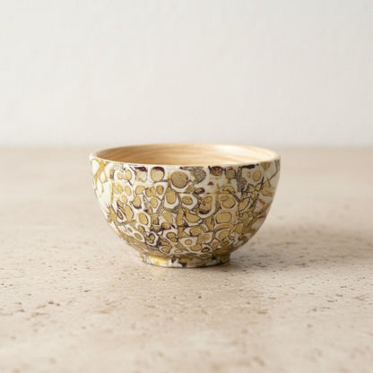 Gilded Mosaic Eggshell Bamboo Bowls