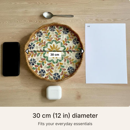 Blossom Scalloped Round Tray