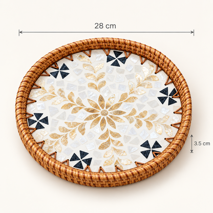28 cm round tray size